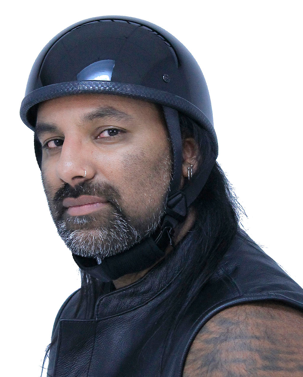 Eagle Novelty Helmet Gloss Black #H1105 – Jamin Leather®