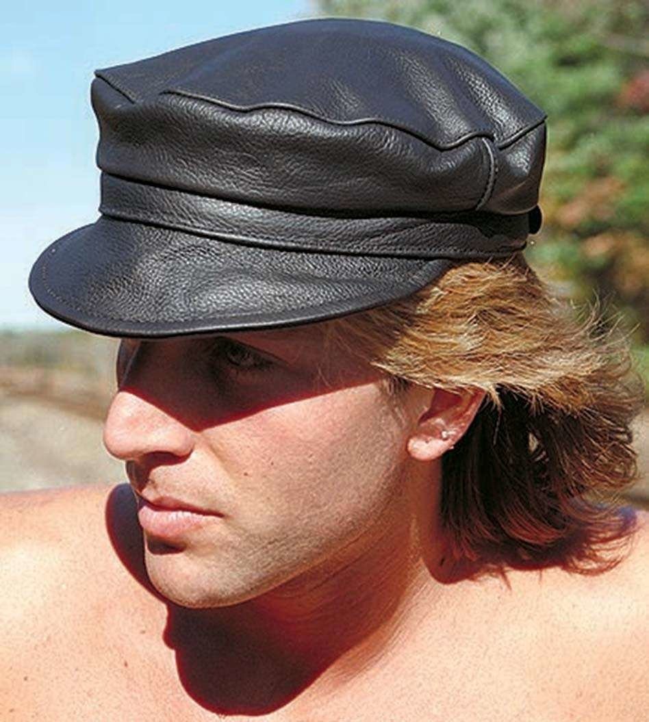 Classic Biker Cap #H127 – Jamin Leather®