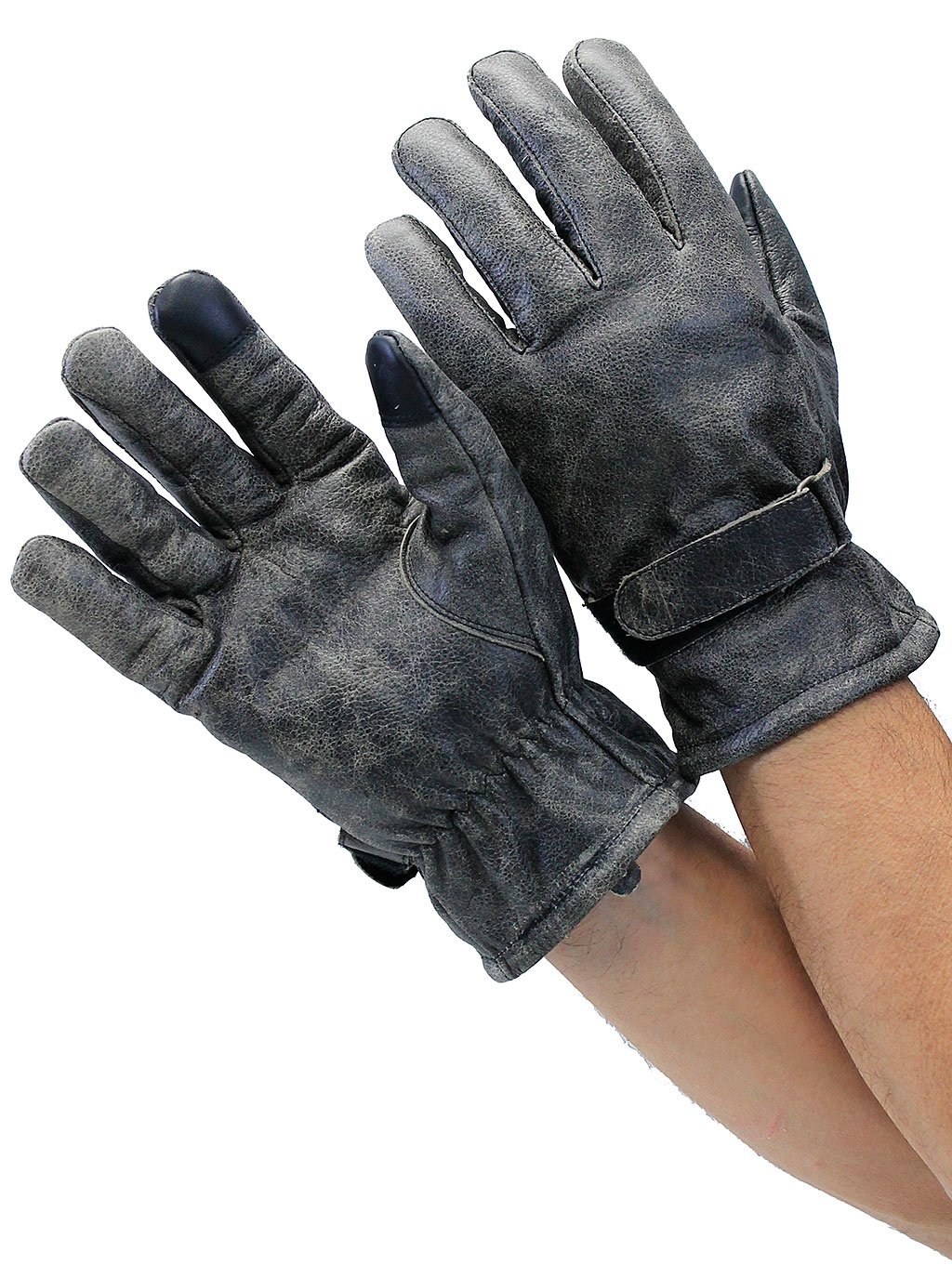 CD Vintage outlet Genuine Leather Zipper Gloves