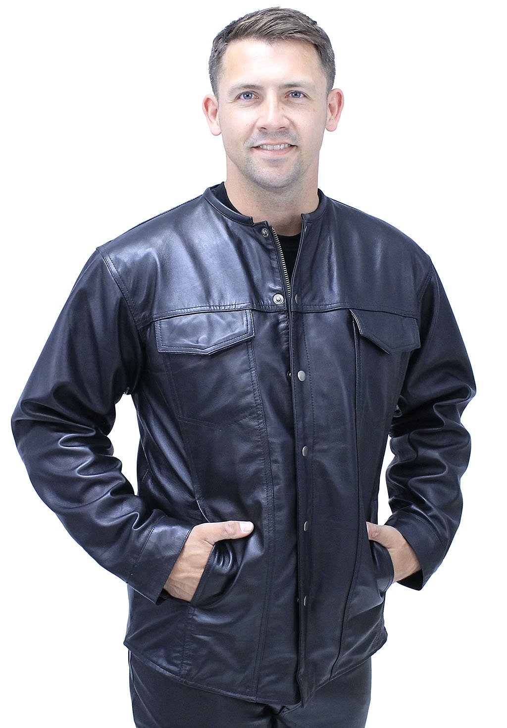 Leather Lightweight outlet Shirt/Jacket