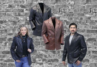 LEATHER BLAZERS AND LEATHER SPORT COATS