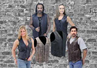 GENUINE LEATHER VESTS