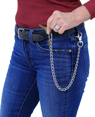 18’’ Claw Clip Key Chain With Key Ring #KC2518S