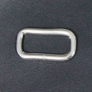 250 pcs 1" Nickel Plated Rectangle Rings #ZD100S