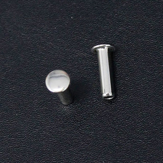 500 pcs 5/16'' x 1/2'' Nickel Silver Tubular Rivets #Z5442PS