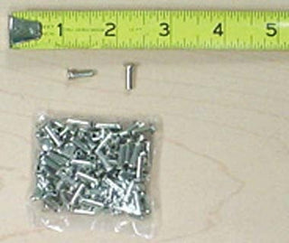 500 pcs 5/16'' x 1/2'' Nickel Silver Tubular Rivets #Z5442PS