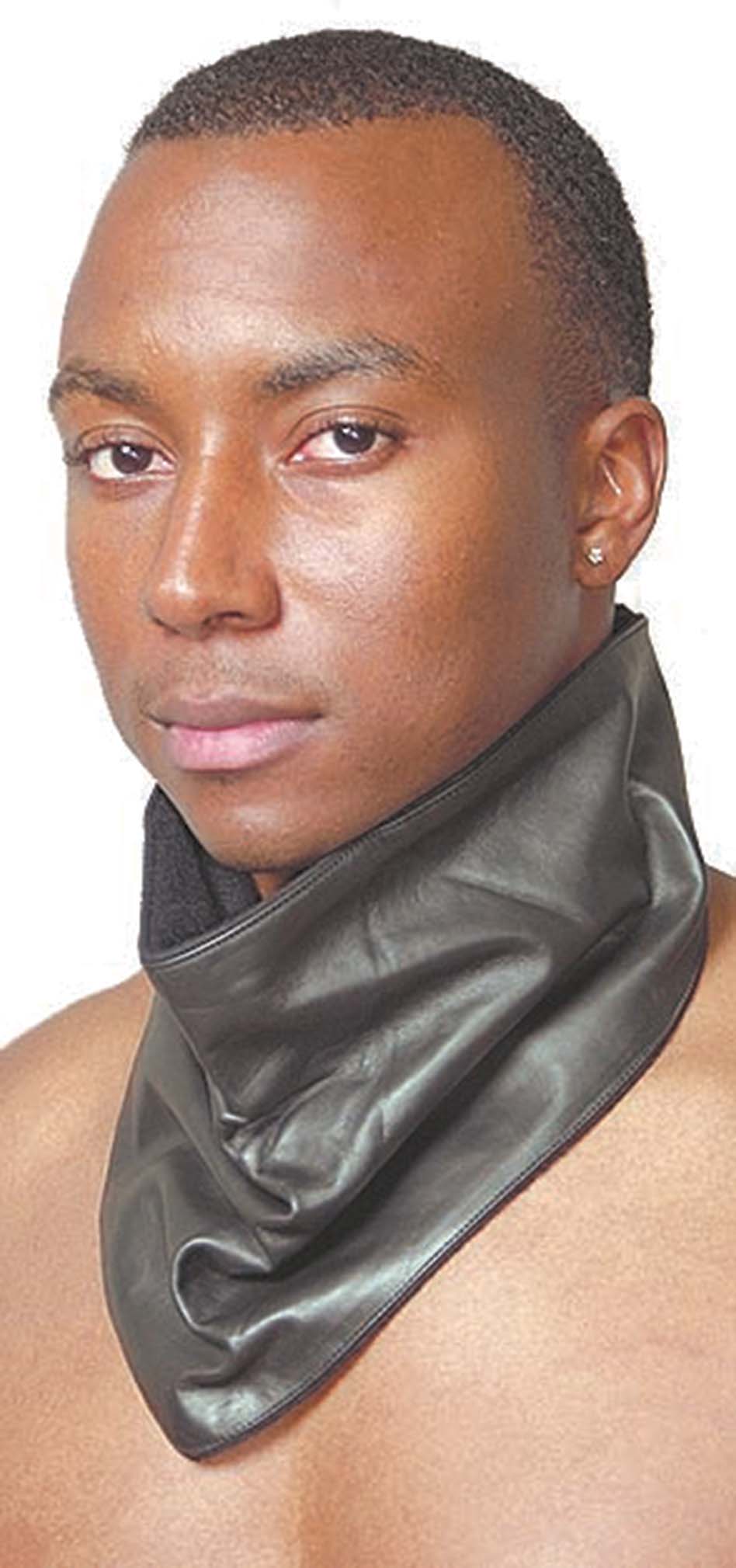 Fleece Lined Ultra Premium Leather Scarf #A4SCARF