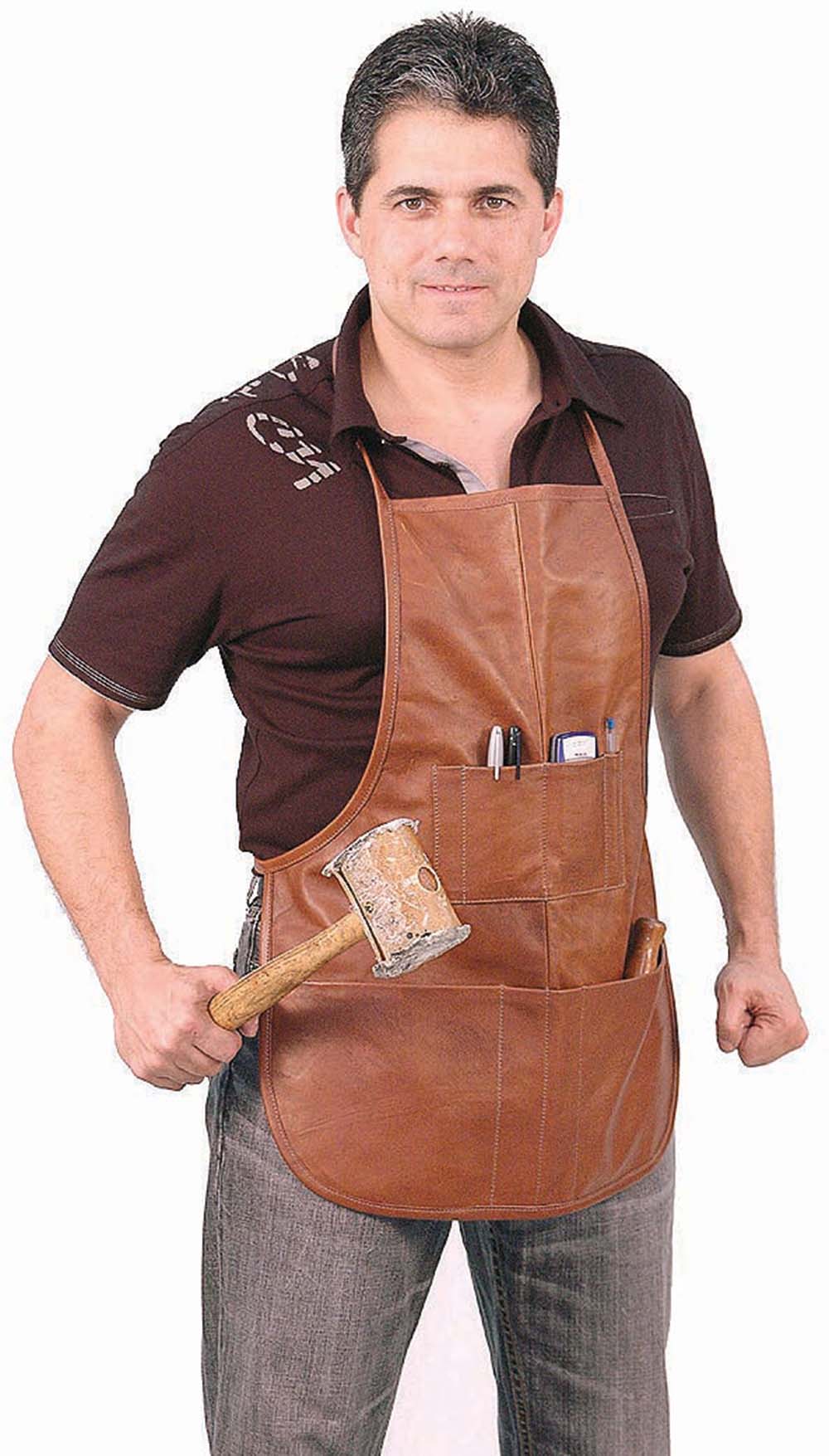 Cobblers  Heavy Leather Apron Made in USA #A7021BBQ