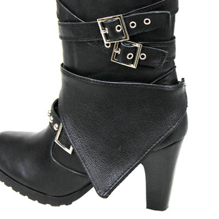 Hidden Zip Pocket Leather Boot Scarf / Arm Band #AB13070ZK