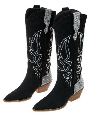 Crystal Studded Butterfly Tall Cowgirl Boots #BL10SSK-GYPSY