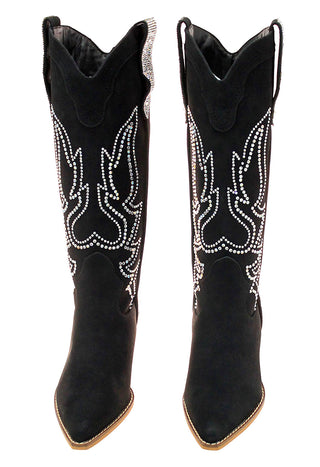 Crystal Studded Butterfly Tall Cowgirl Boots #BL10SSK-GYPSY