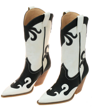 Black and White Holstein Cowgirl Boots #BL10KW-UNIQ