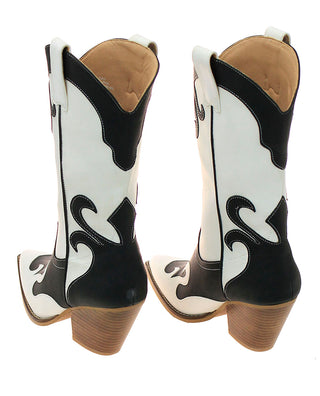 Black and White Holstein Cowgirl Boots #BL10KW-UNIQ