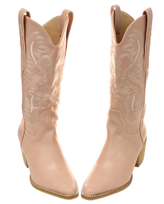 Pink Classic Cowgirl Boots #BLC550PINK-HANAN