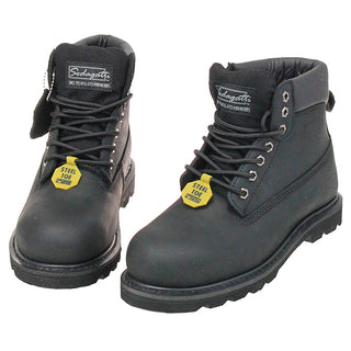 Men's 6" Steel Toe Sedagatti Insulated Water Resistant Riding/Work Boots #BM6180STK
