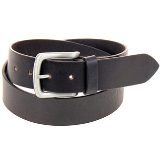 Heavy Veg-Tan Black Leather Belt #BT97170K