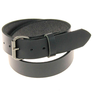 Super Heavy 12 oz Cowhide Extra Black Leather Belt #BTXX2026K