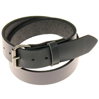 Super Heavy 12 oz Cowhide Extra Black Leather Belt #BTXX2026K