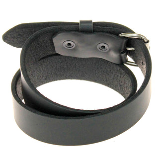 Super Heavy 12 oz Cowhide Extra Black Leather Belt #BTXX2026K