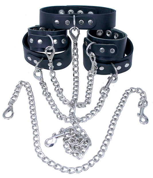 9 Piece Deluxe D-Ring & Chain Set #D509B