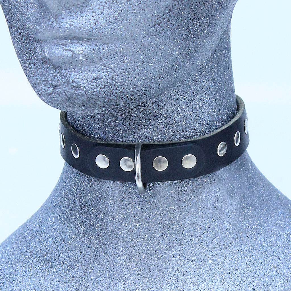 Studded Leather Dog Collar #DC24010RK