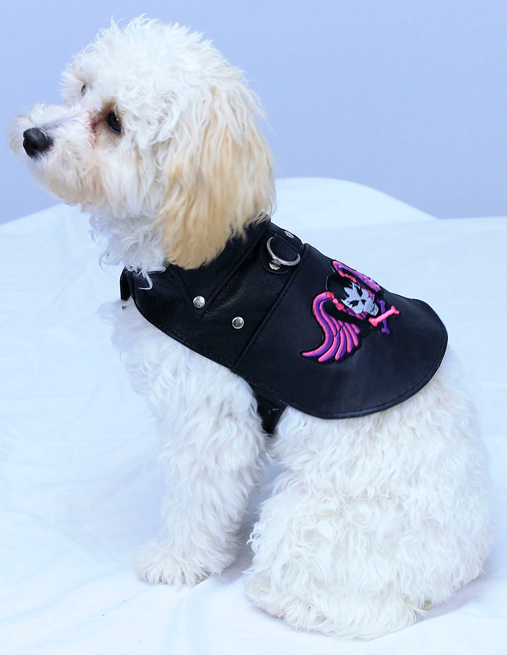 Doggie Leather Biker Jacket - Genuine Leather Made in USA #DC2401RPK