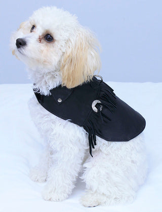 Doggie Fringed Genuine Leather Jacket - Handmade in USA #DC2402FCK