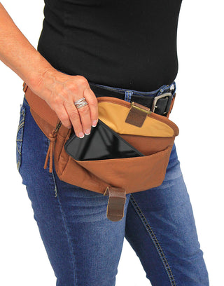 Light Brown Hip Pack Fanny Pack #FP1505N