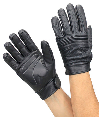 Premium Leather Gloves with Venting and Gel Palm #G82120VK