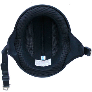 Black D.O.T. Shiny Black Half Helmet #H100K