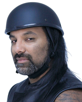 Flat Black Novelty Eagle Helmet with Y Strap #H1105FLAT