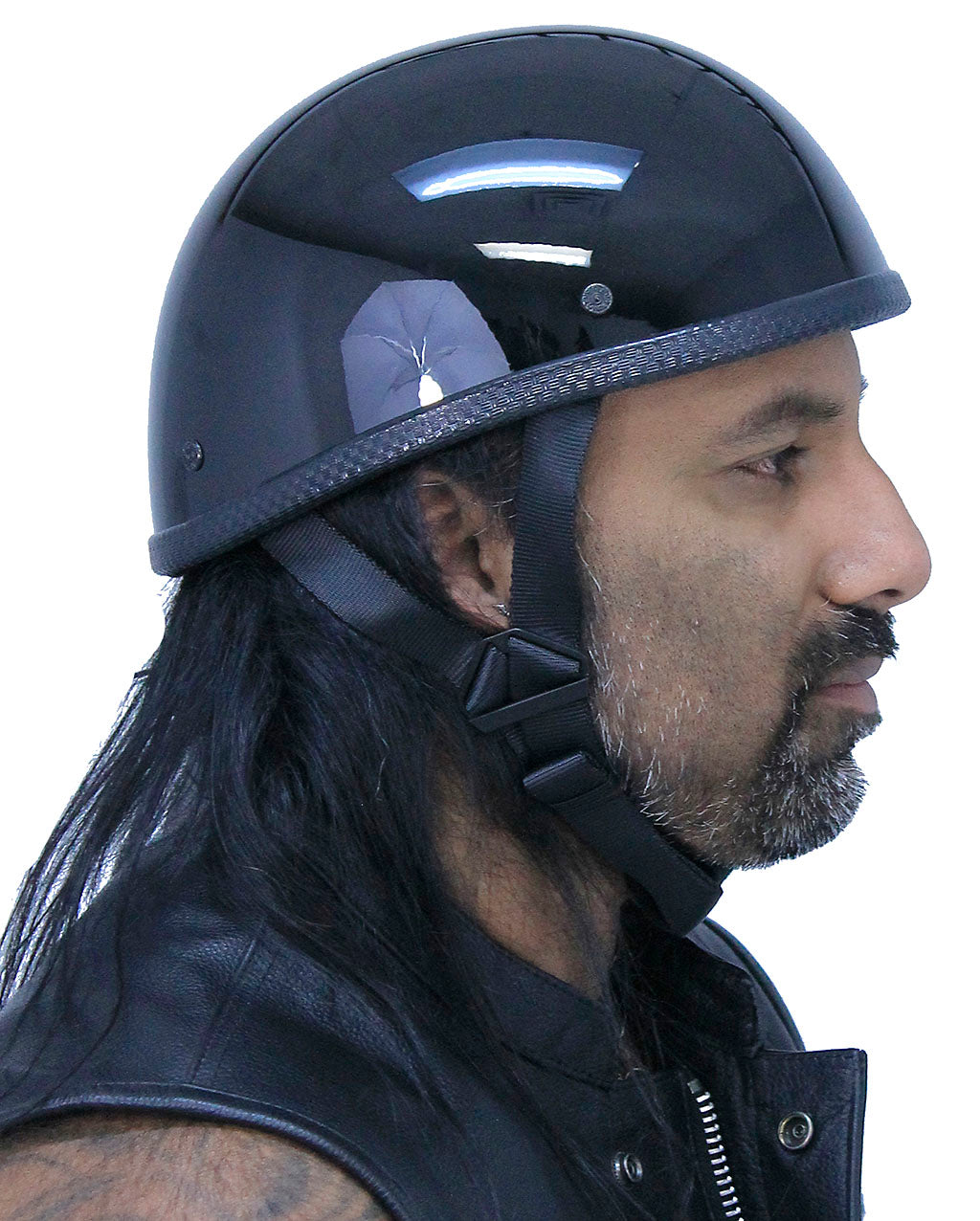 Eagle Novelty Helmet Gloss Black #H1105 – Jamin Leather®