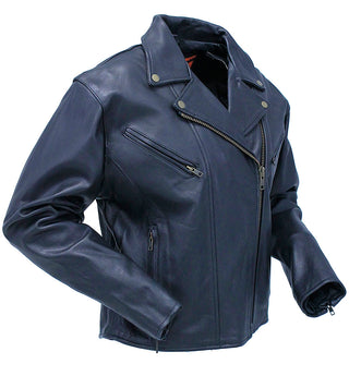Women's Ultra Premium Cute Leather MC Jacket #L357ZNCK ()