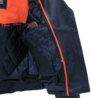 Women's Ultra Premium Cute Leather MC Jacket #L357ZNCK ()