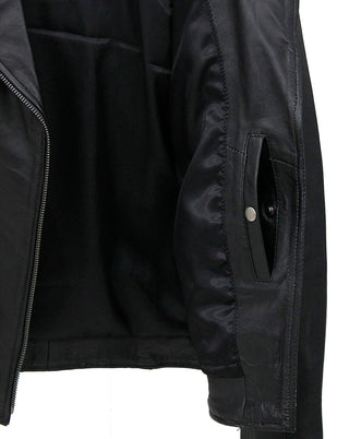 Reflector Stars Women's Lambskin Motorcycle Jacket #L6960RK-STAR