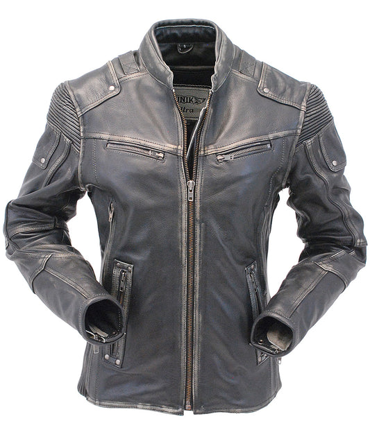 Women's Ultimate Vintage Vented Racer Jacket #LA68331VGY