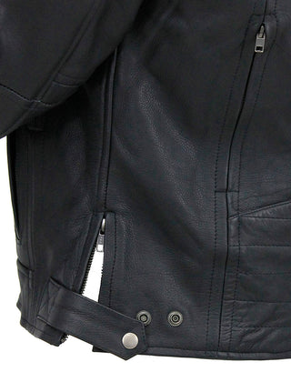 Men's Vented Motorcycle Jacket w/Reflector Trim #M6947VZGK