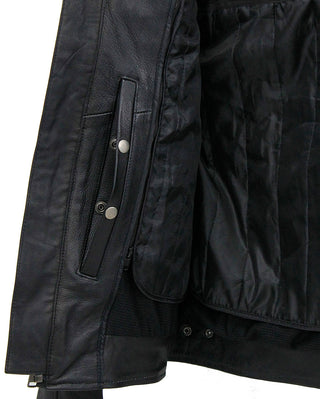 Men's Vented Motorcycle Jacket w/Reflector Trim #M6947VZGK