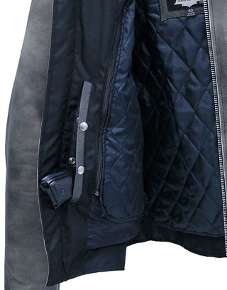 Vintage Brown Rebel Rider Cafe' Racer Motorcycle Jacket #MA11026ZDN