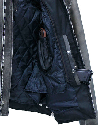 Vintage Brown Rebel Rider Cafe' Racer Motorcycle Jacket #MA11026ZDN