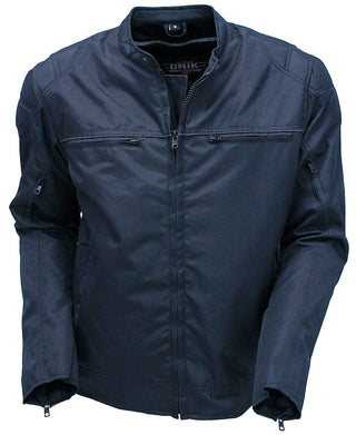 Men's Armor Filled Black Textile Jacket w/Reflector #MC36130AZK ()