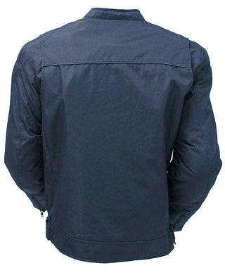 Men's Armor Filled Black Textile Jacket w/Reflector #MC36130AZK ()