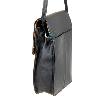 Black Leather Cross Body Phone Case with Tassel #P5060FK
