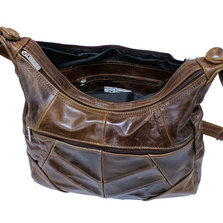Vintage Dark Brown Leather Purse #P5261N