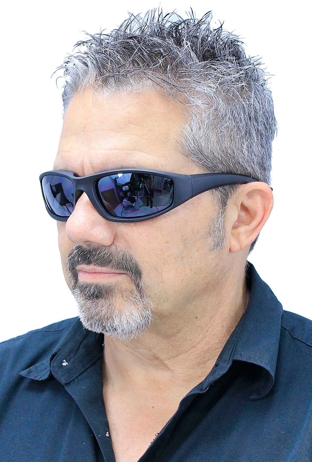 biker goggles sunglasses Foam Filled Classic Biker Glasses w/Thick Black Frame #SG2182FF