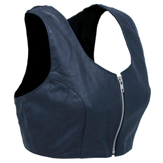 Sport Back Lambskin Leather Top with Zipper #VL3028SPORT (20)