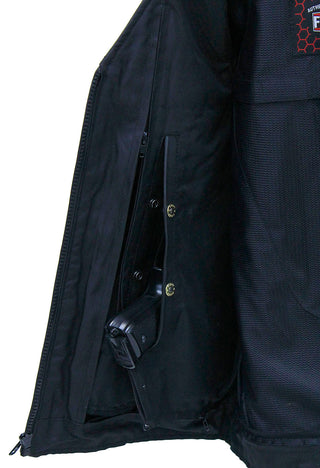 Men's Ultra Premium Leather Zip Vest #VM6170GZK
