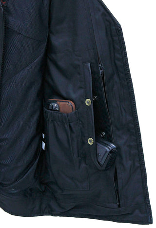 Men's Ultra Premium Leather Zip Vest #VM6170GZK