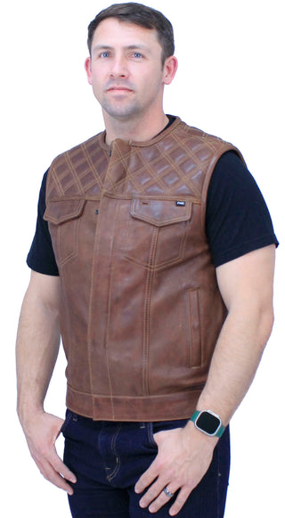 Cognac Club Cut with Easy Access with Quilt Shoulders #VMA6030QZN