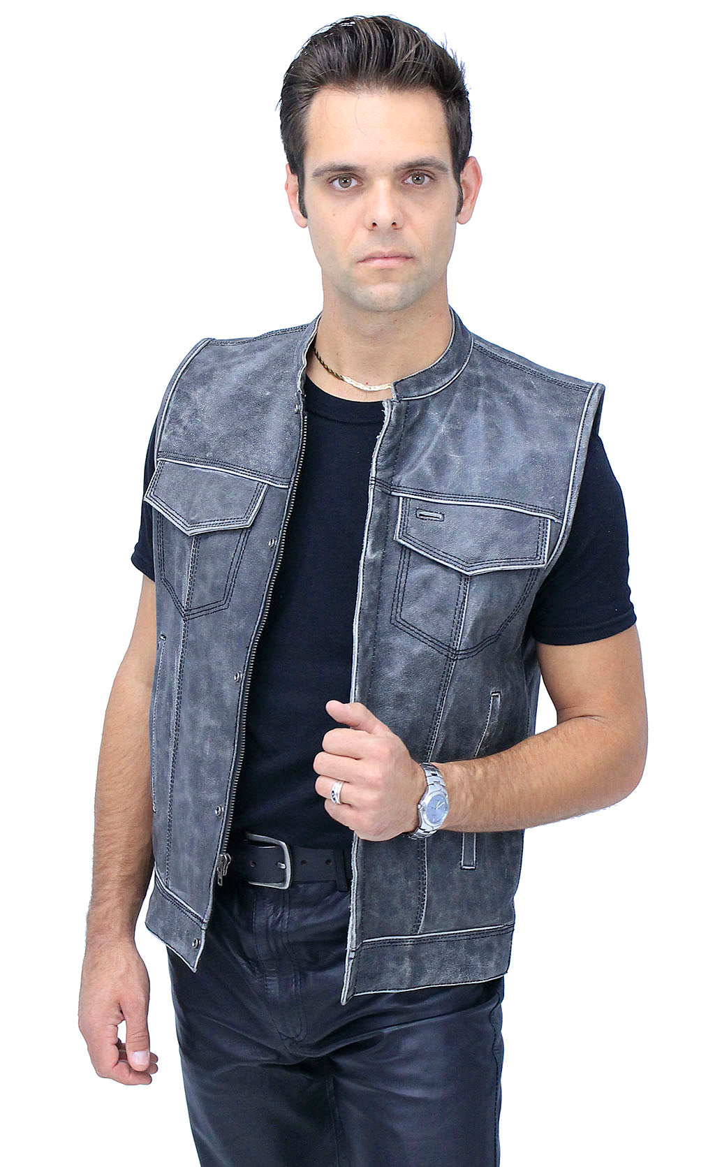 Leather Club Vests - Biker Cuts – Jamin Leather®